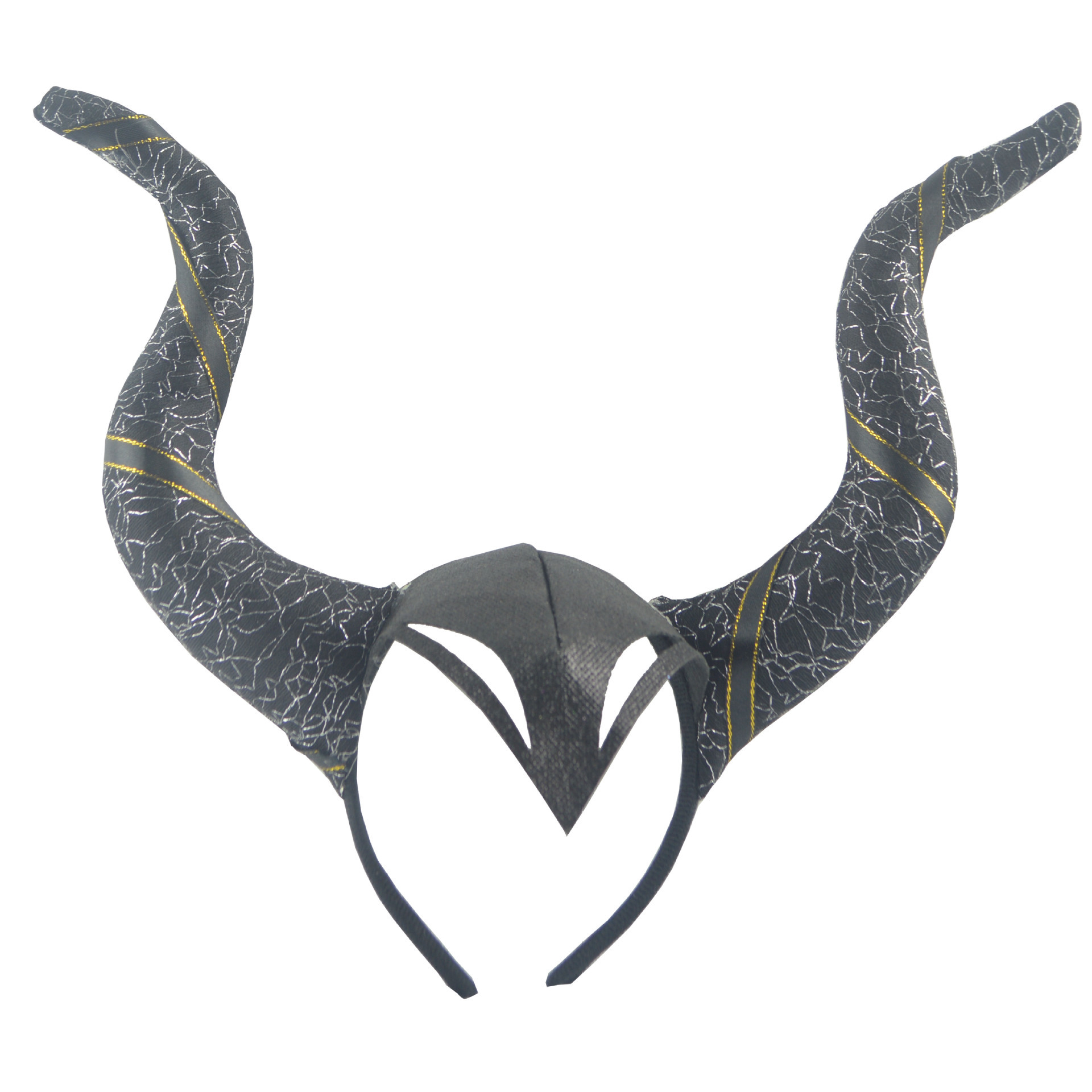 成人牛角头扣儿童万圣节化妆舞会表演出道具头箍发箍牛魔恶魔发饰