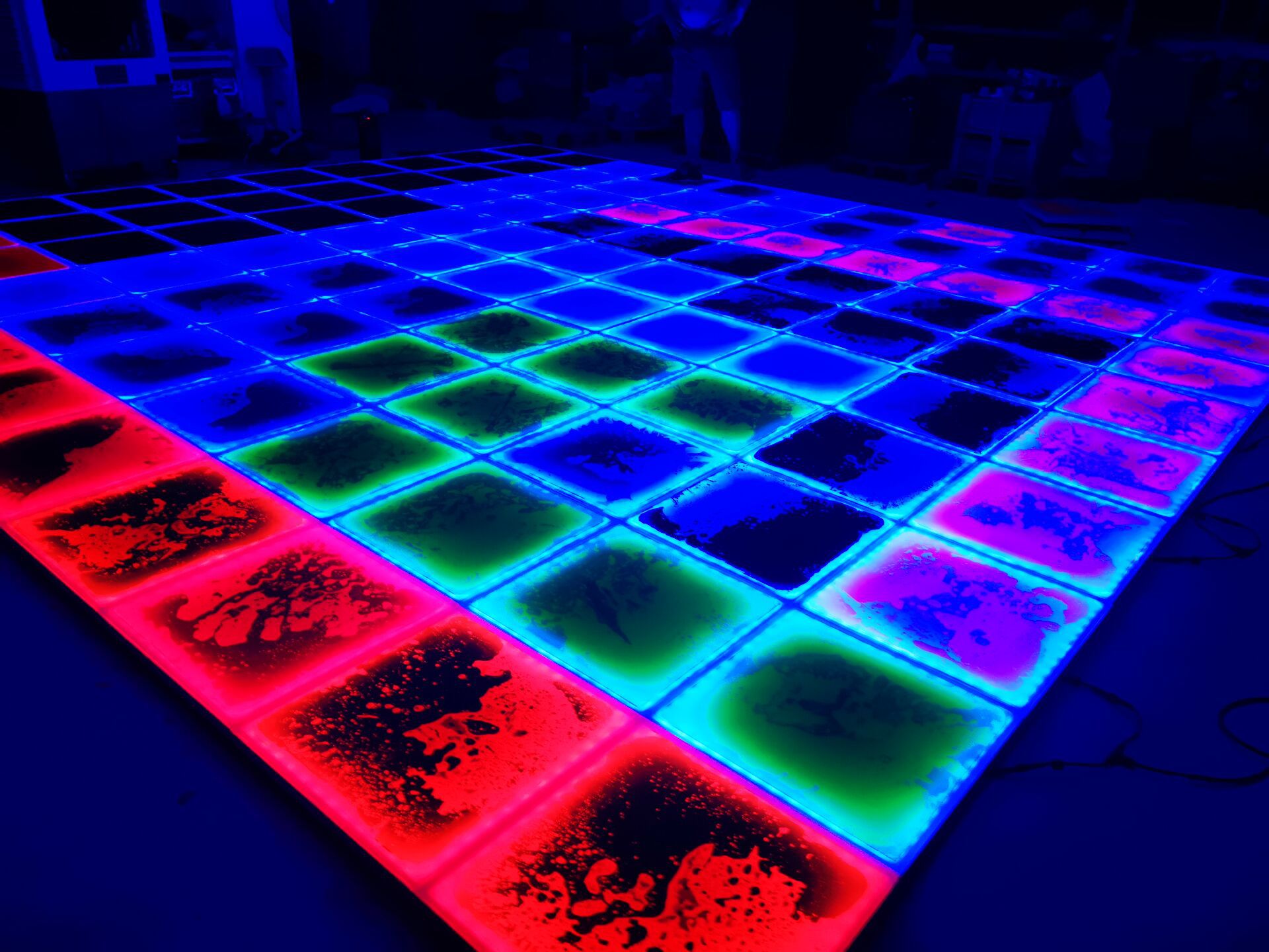 液体地砖led发光地砖灯舞台灯光酒吧ktv餐厅咖啡厅娱乐地板促销