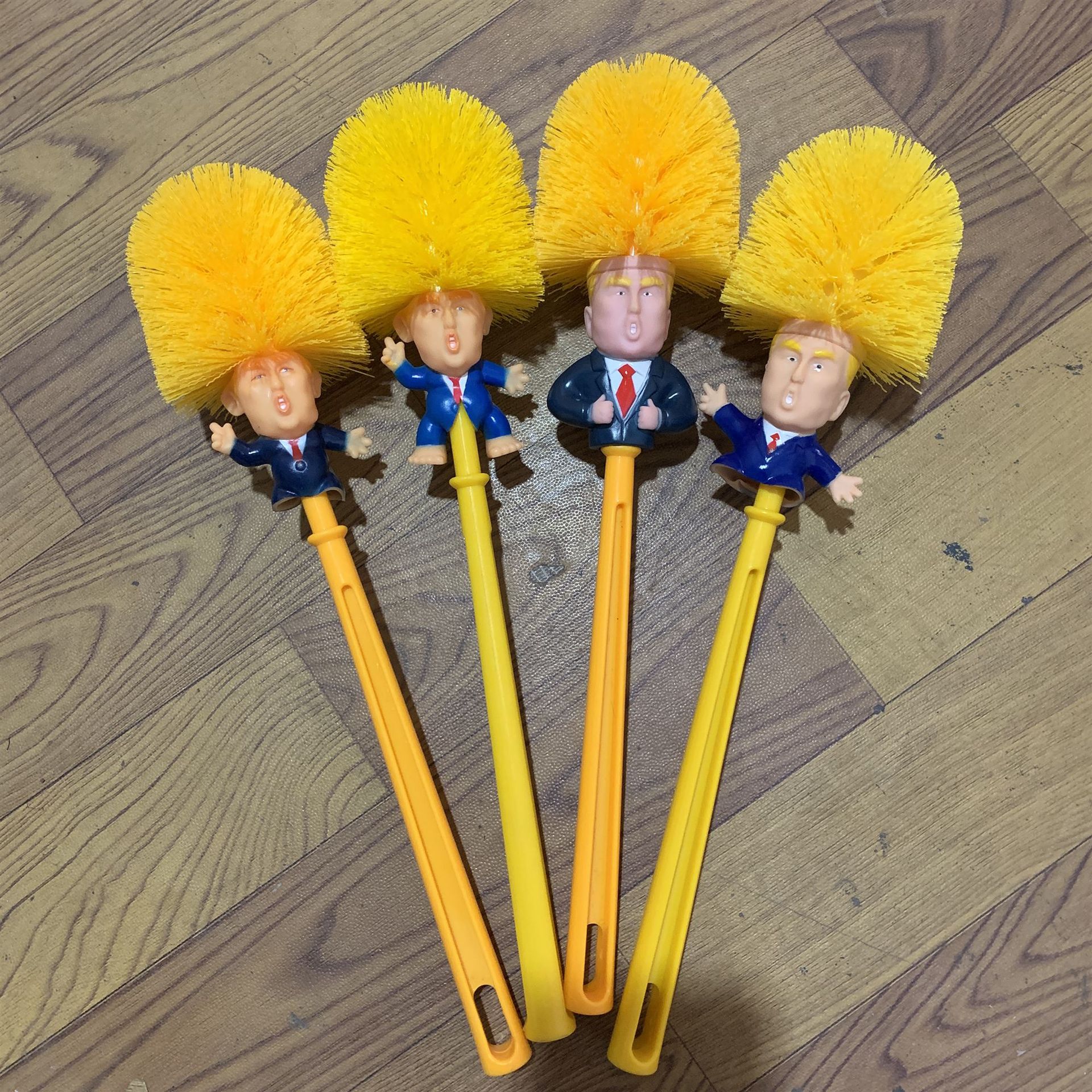 跨境爆款创意trump塑料马桶刷总统马桶刷塑料清洁刷厕所刷