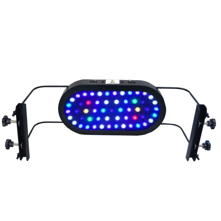 Led Coral Lamp with Bracket Oval 165W Manual Dimming Fish Tank Aquarium Hotel Aquarium Engineering Lights