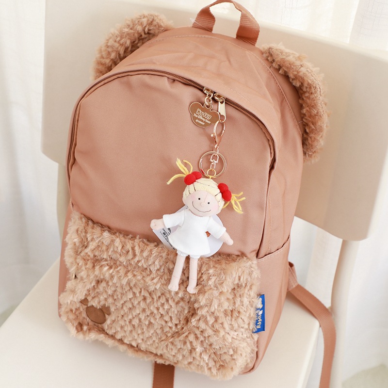 日本coco酱小女孩公仔钥匙扣挂件娃娃少女心礼物包包挂饰抓机娃娃