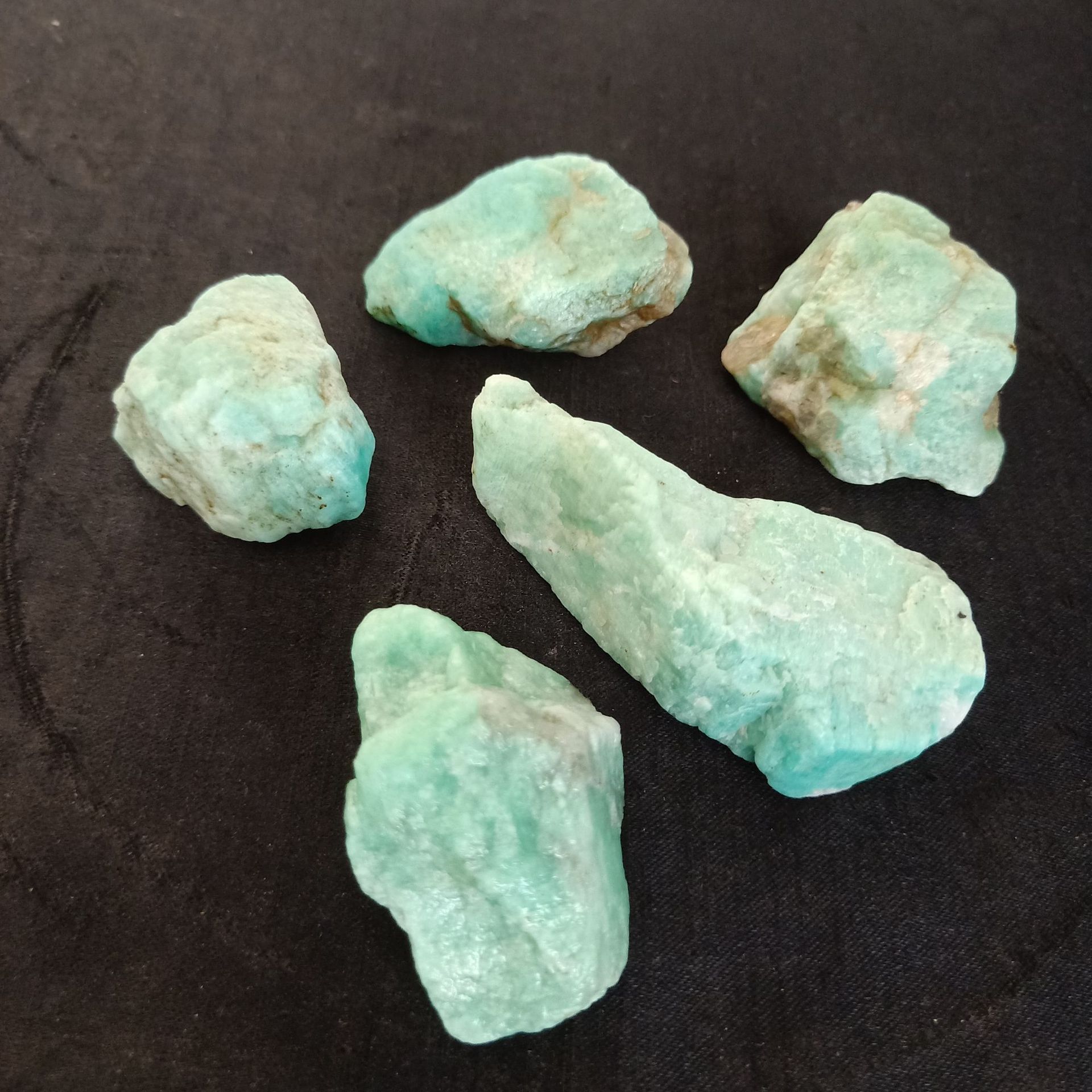 天然天河石原石随形大颗粒碎石供佛七宝曼扎消磁摆件直销