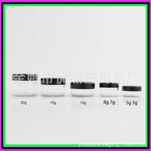 面霜瓶3g5ml广口瓶7g 8g黑色圆盒10g药膏盒15G面霜分装瓶20ML粉盒
