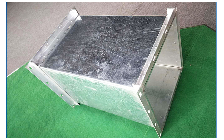 厂家直供矩形圆形镀锌共板风管 加工消防排烟排风通风管道