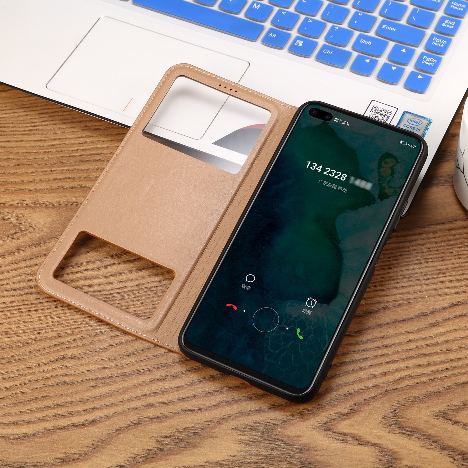 华为 荣耀v30 手机皮套 x30复古真皮秏牛纹开窗支架保护套pro男