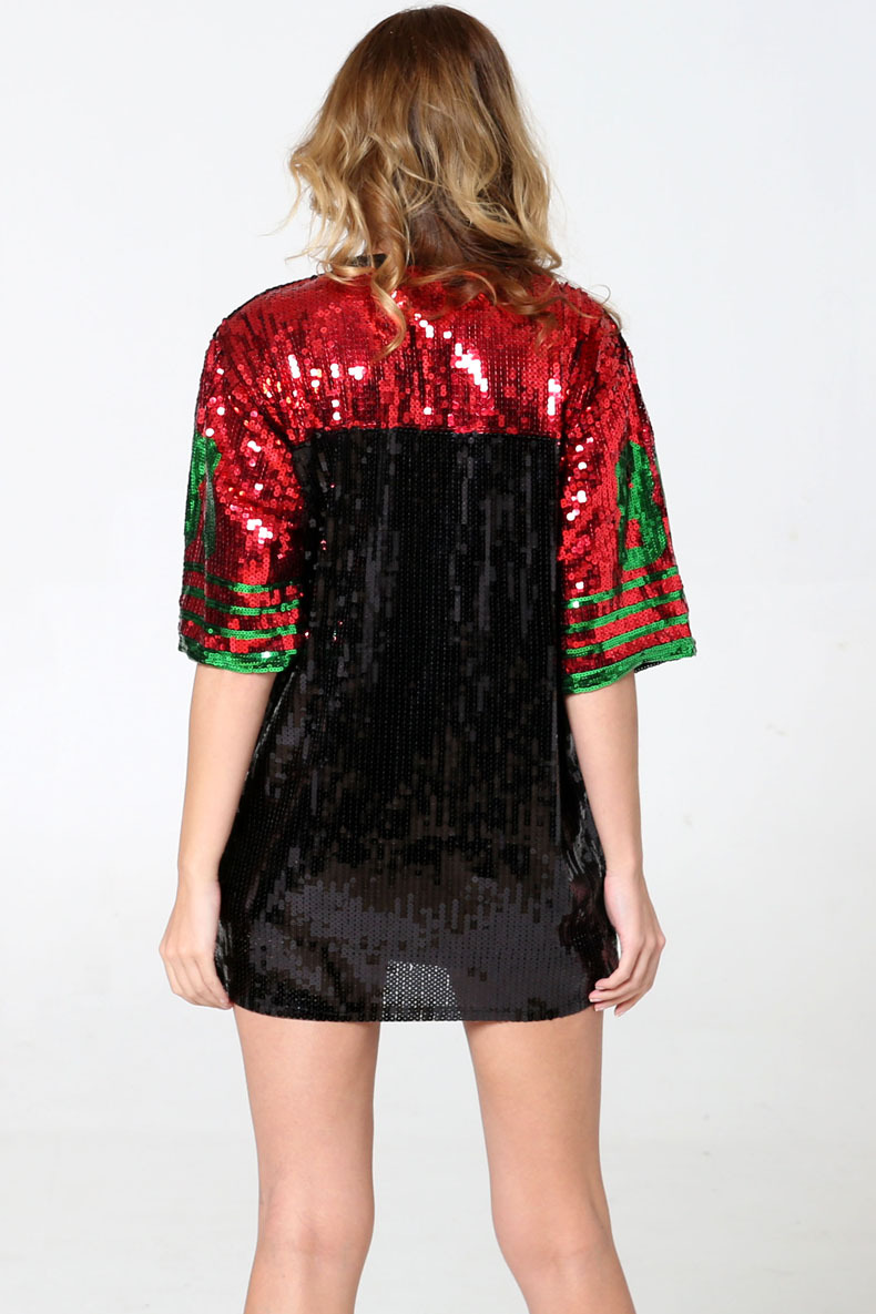 抖音同款08亮片上衣女夜店ds嘻哈演出服街舞 爵士领舞