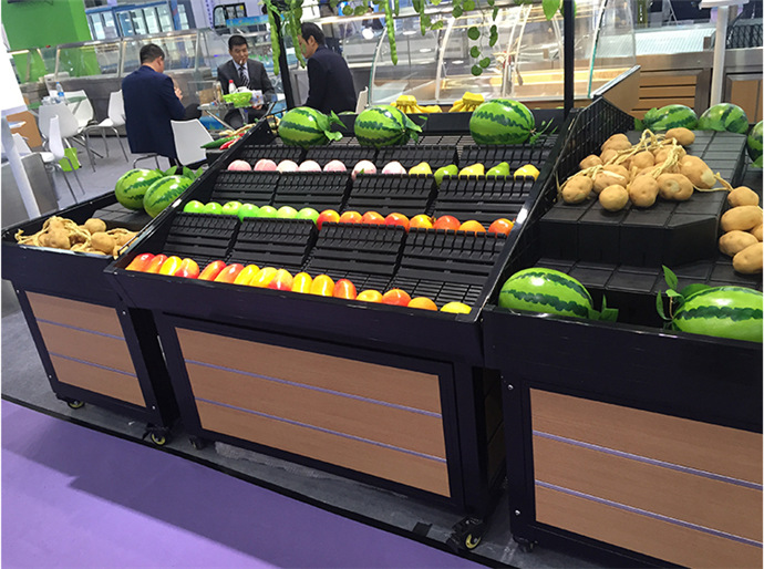 生鲜超市展示台水果货架假底堆头陈列道具多功能小方块拼装组合式