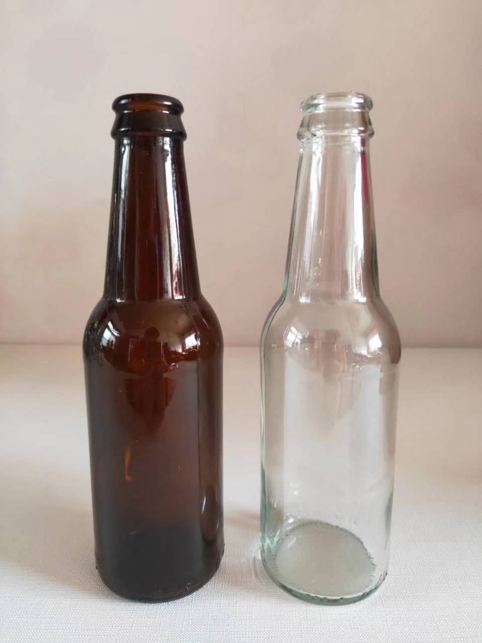 新款250ml玻璃啤酒瓶饮料瓶汽水瓶子