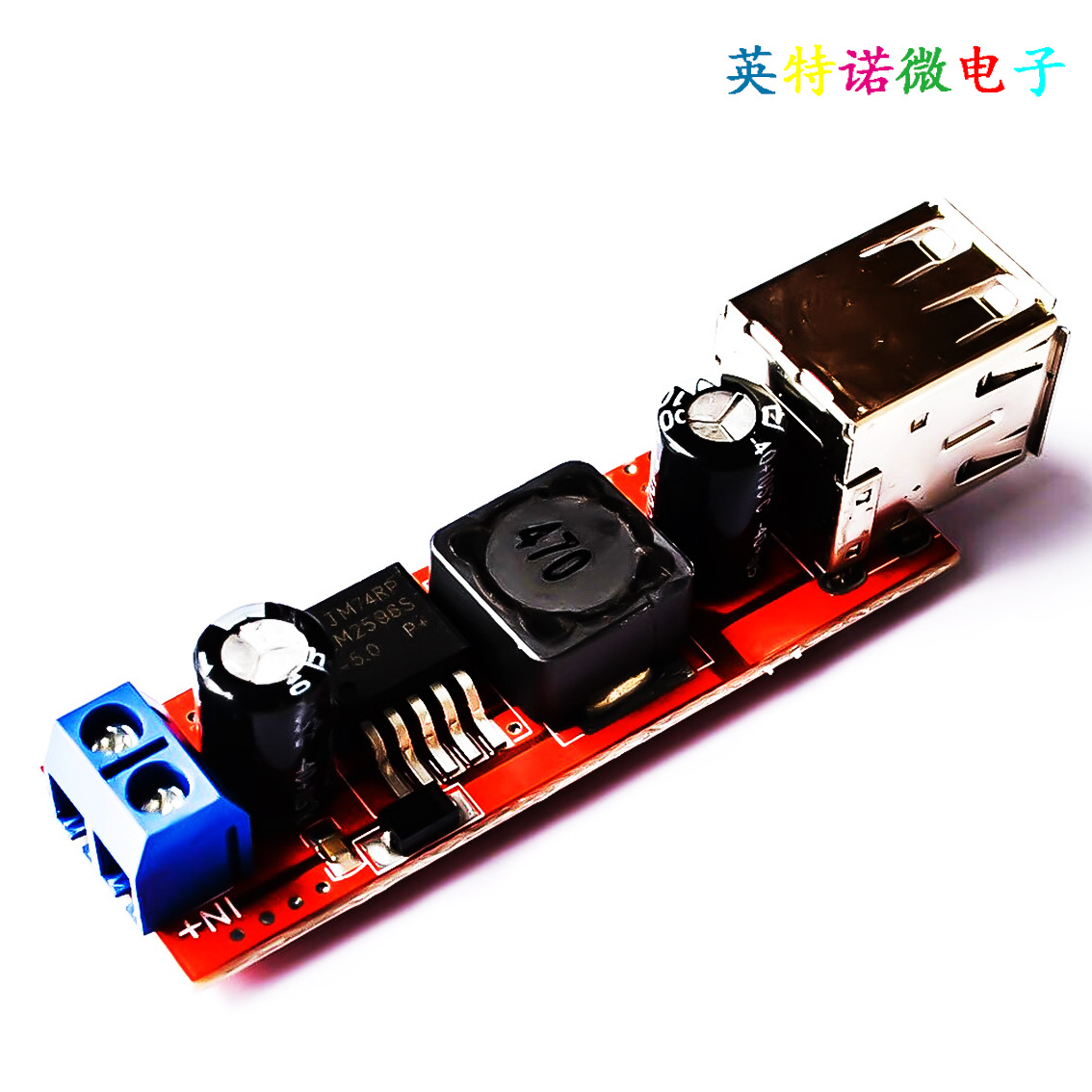 0成交72条dc-dc 双usb降压稳压电源模块 板 6-35v转5v 3a 手机平板