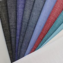 厂家直销全棉21支色织竹节青年布衬衫外套工装服装面料现货供应