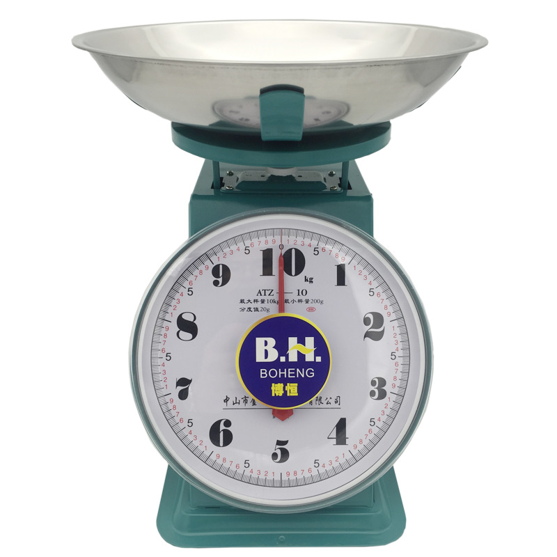 好称盘称10公斤家用指针称托盘秤老式盘子厨房弹簧称圆盘20食物秤
