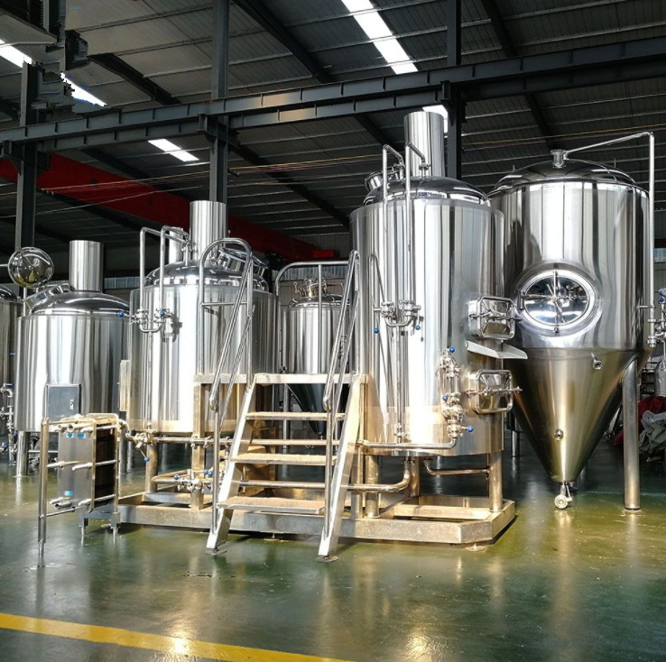 青岛啤酒原浆生产设备 酒吧大型1000l啤酒设备 啤酒生产发酵设备