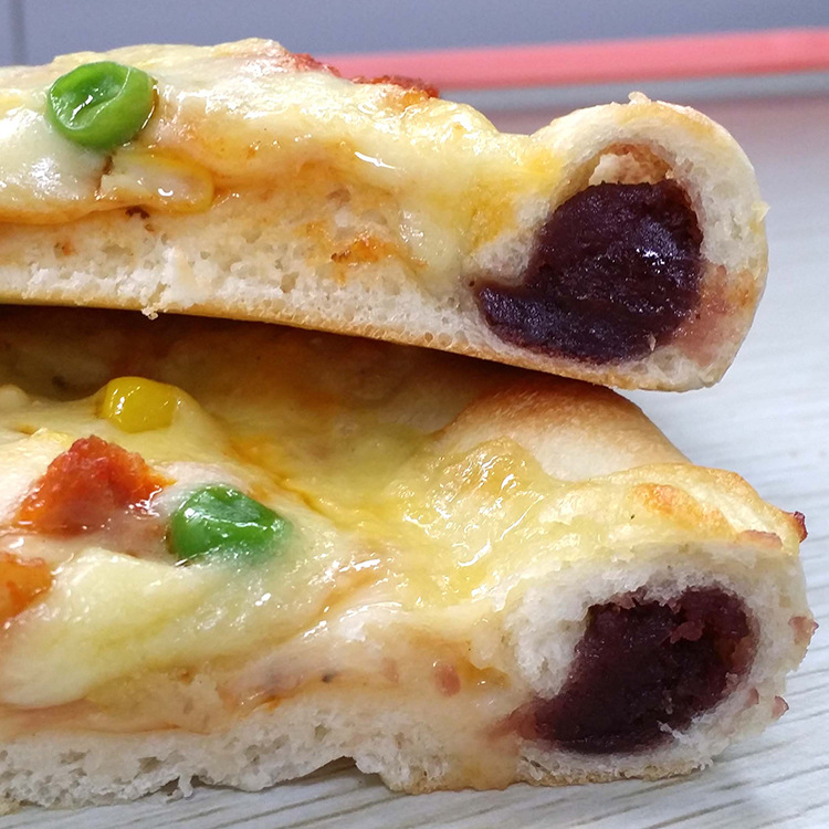 萨亚9英寸紫薯卷边披萨饼底半成品花式比萨饼胚披萨饼皮西餐烘焙