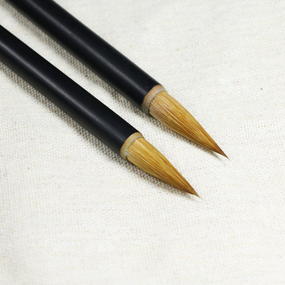 批发抚河牌特制中楷临帖狼毫毛笔 高式熊选颖楷书纯狼毫书法笔