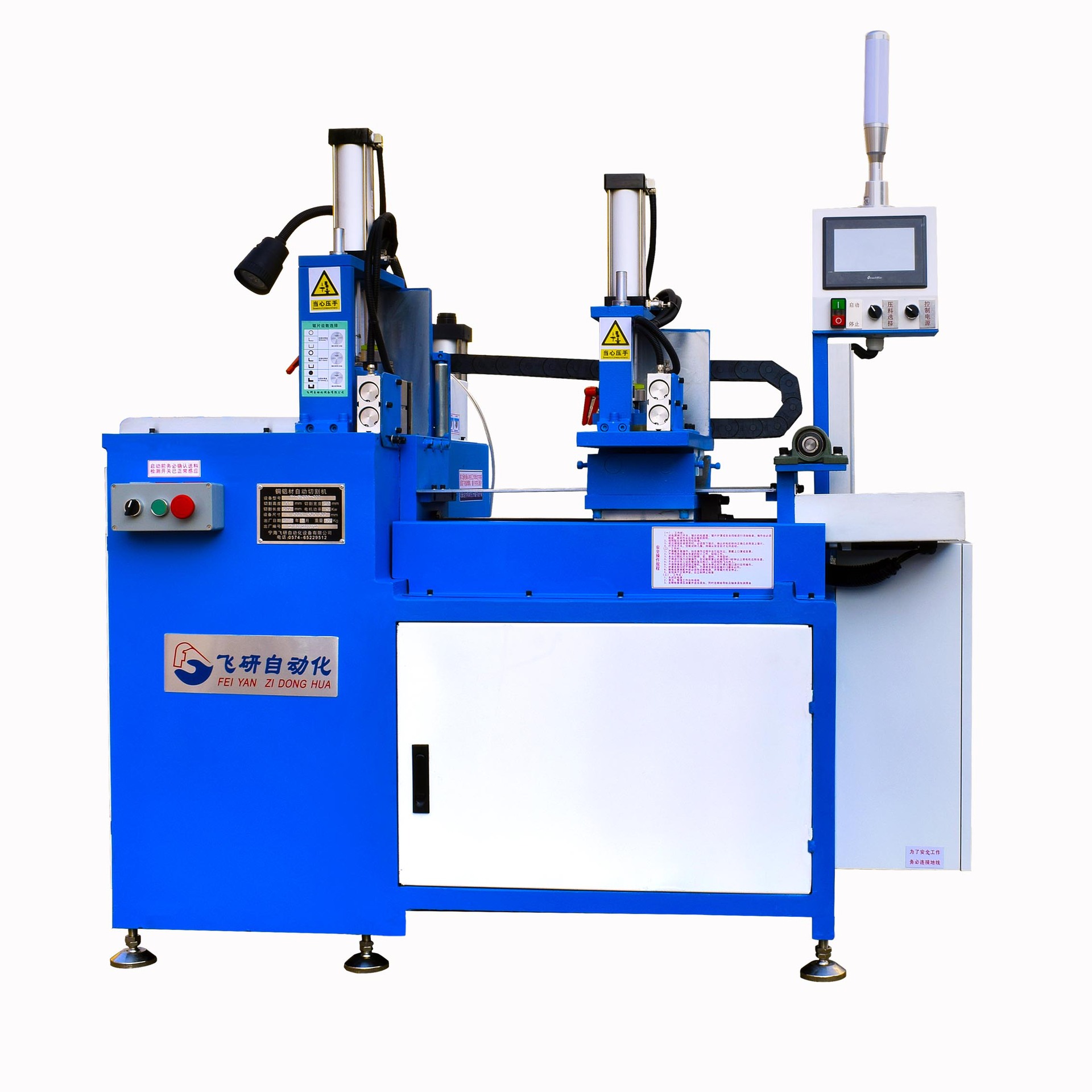 飞研全自动数控铝材切割机 高速精密 伺服铝切机 铝合金型材下料