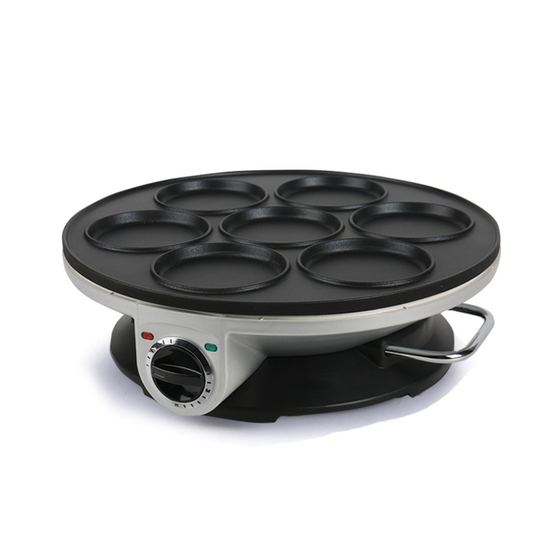 艾泊宝莱7孔煎饼机薄饼机煎蛋早餐机家用 小型煎蛋器荷包蛋汉堡机