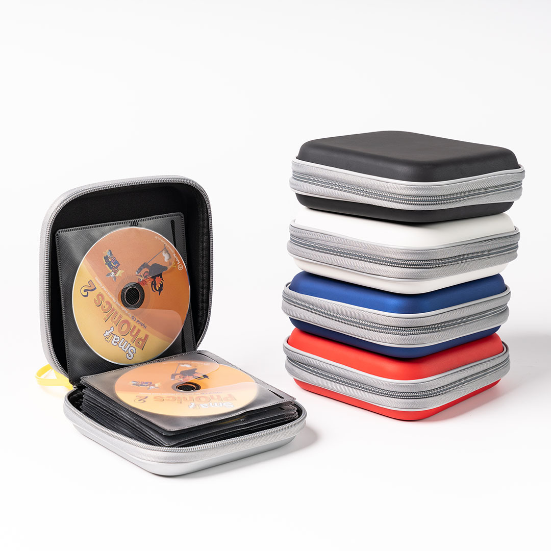 厂家cd包出日本 24片eva光碟收纳盒 cd/dvd收纳包 eva光盘收纳包