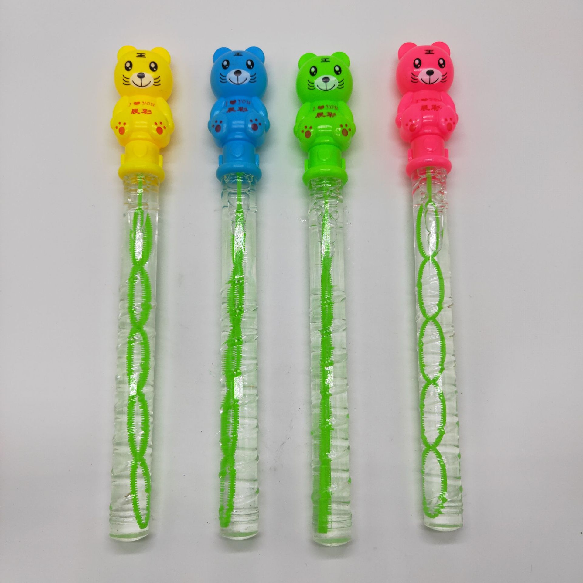 卡通吹气泡泡棒沙滩泡泡水多彩33cm儿童吹泡泡2元货源玩具批发