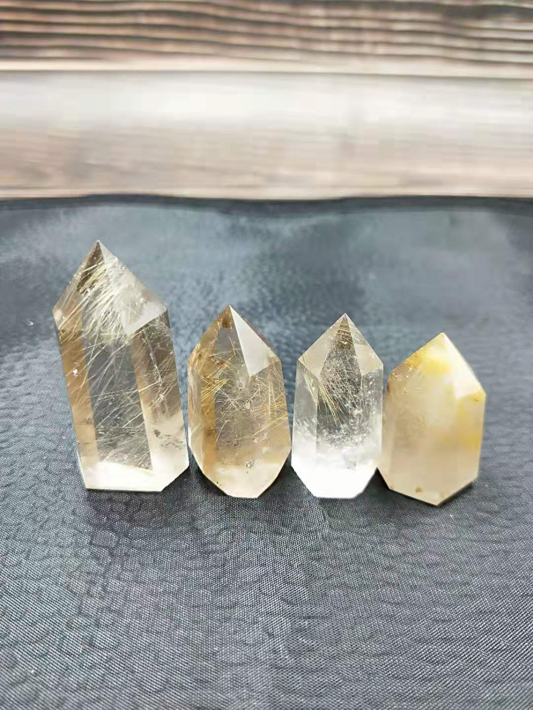 0成交808个参谋地脉水晶 天然绿幽灵碎石原石 铺鱼缸花盆景石供佛修曼