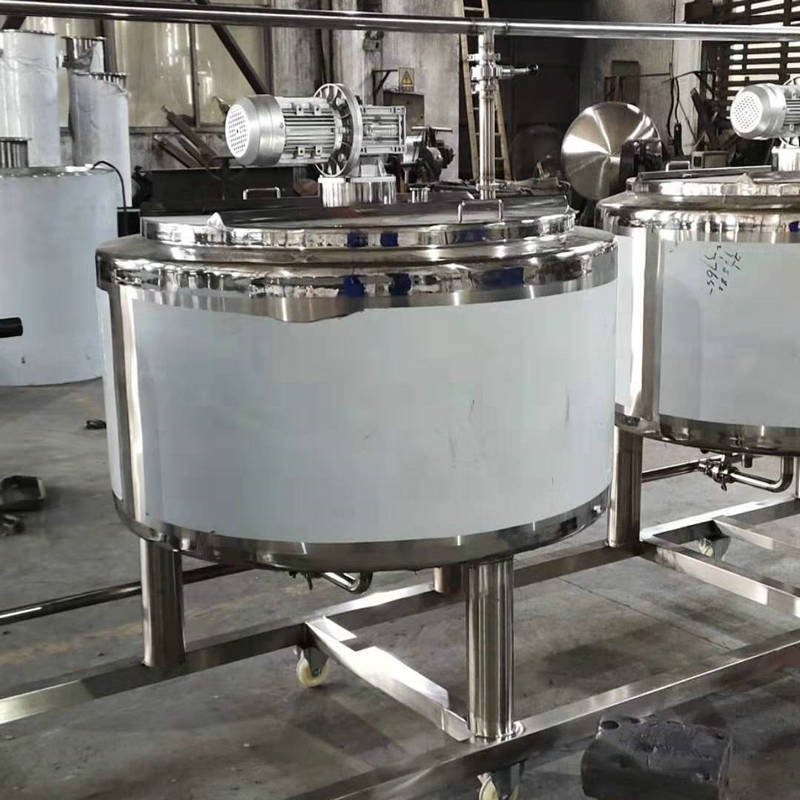 不锈钢饮品店搅拌桶 液体搅拌立式食品搅拌罐 热油加热搅拌配液罐