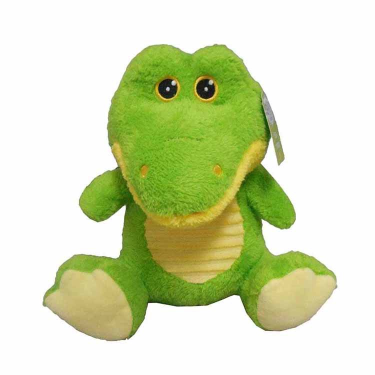 s61新款卡通绿色小鳄鱼毛绒玩具仿真鳄鱼抱枕玩偶小朋友生日礼物