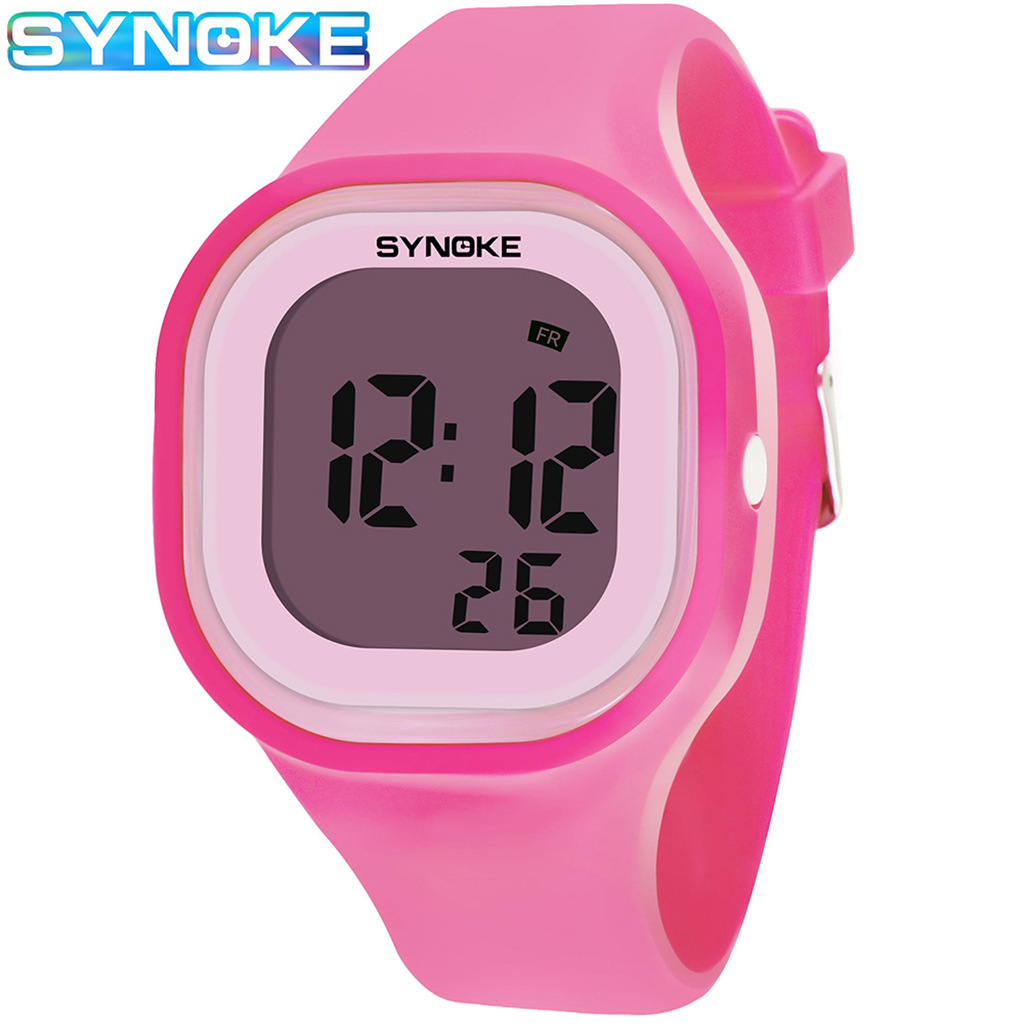 七彩夜光电子手表