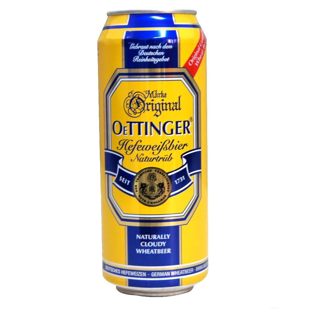 奥丁格啤酒 德国进口奥丁格纯小麦黄啤酒 听装500ml 进口啤酒批发