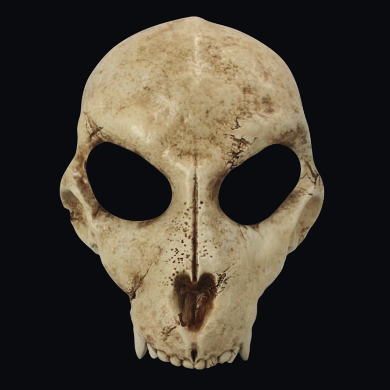 手作特别趣味梦幻级狼头骨设计聚会狂欢演出面具