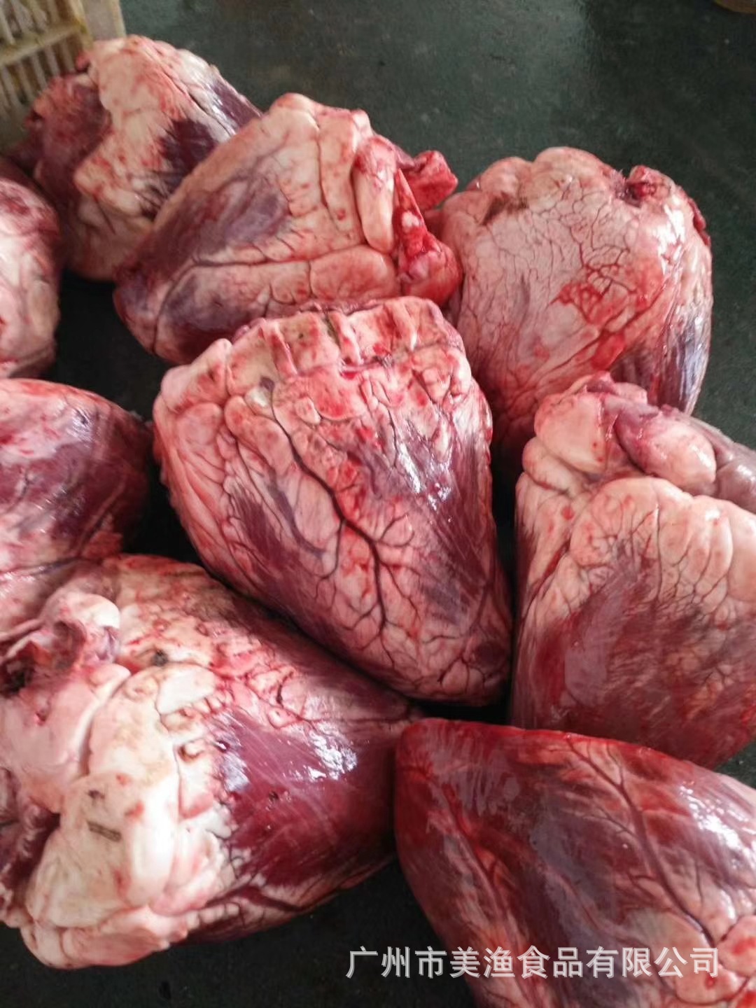 冷冻牛心黄牛心脏生牛心生骨肉牛心汉堡牛杂牛心黄牛25kg件