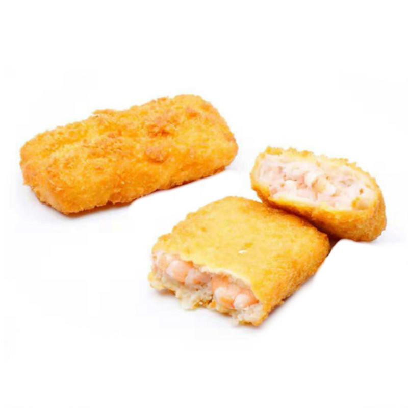 亚洲渔港汉堡虾排汉堡肉排半成品小吃1.68kg24片汉堡原料西餐美食