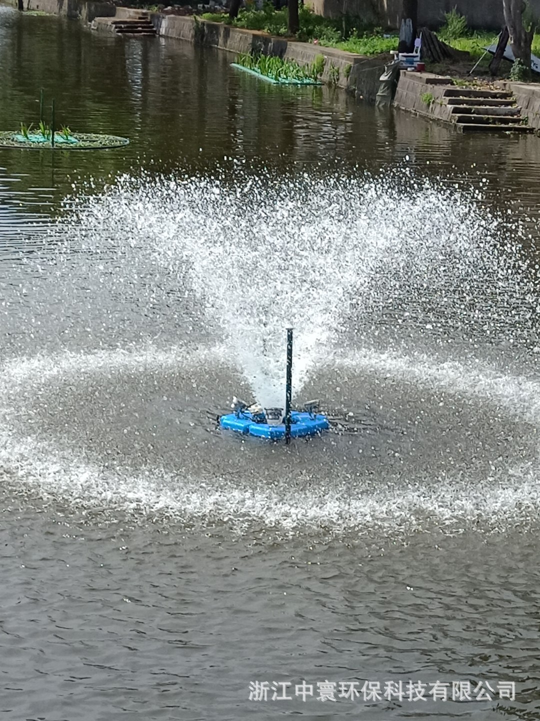 浙江中寰zh-tqb2200喷泉曝气机 景观增氧机 河道曝气设备