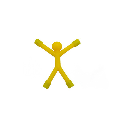 爬墙小人磁性软胶 百变磁铁人磁性小人公仔玩具 创意吸钥匙挂钩