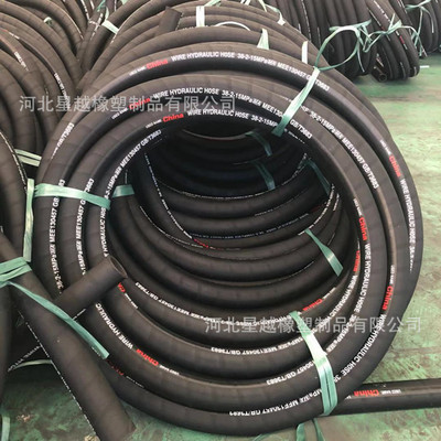 黑色钢丝胶皮管 2寸高压风管51mm 空压机橡胶管 38 40高压气管