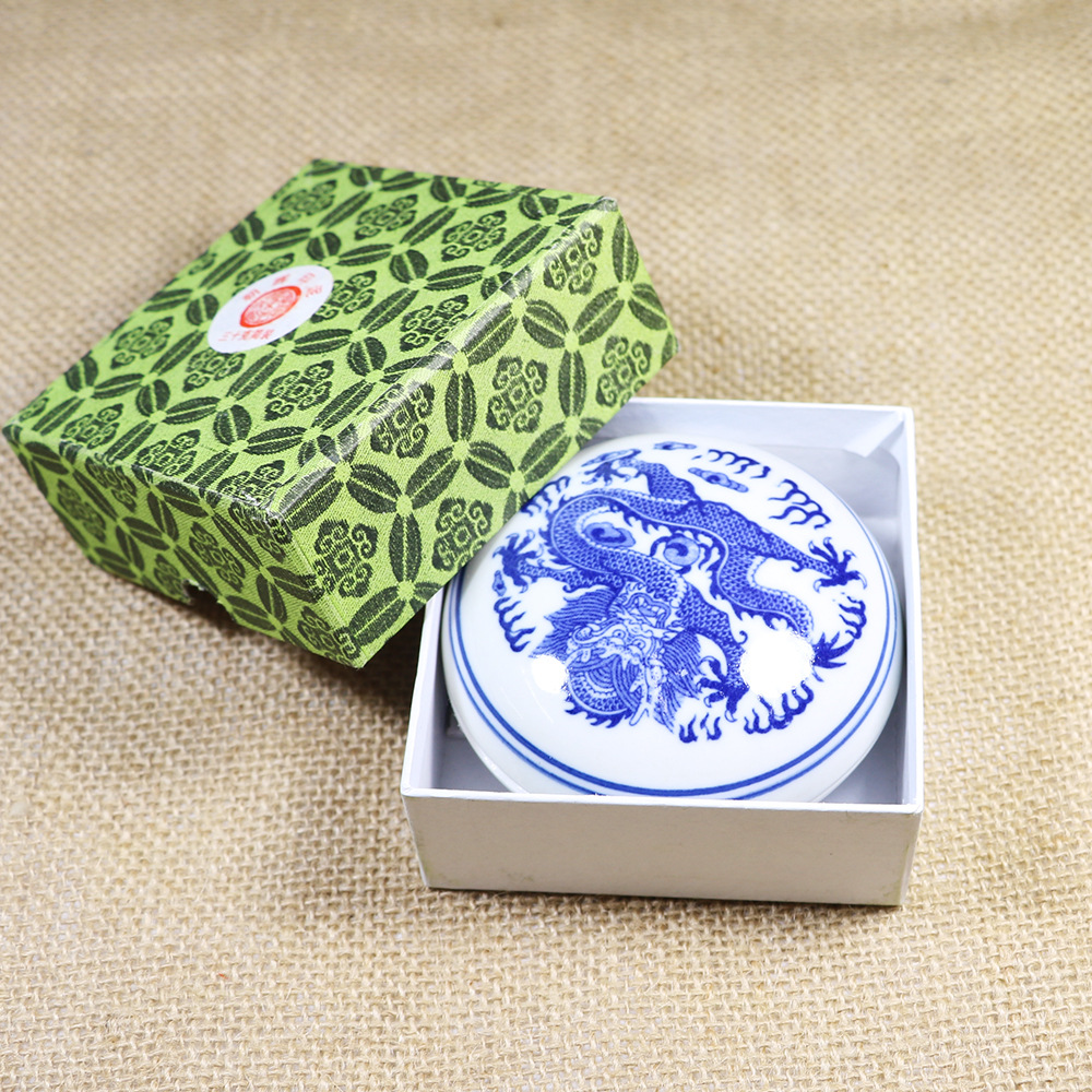 直销上海西泠印泥潜泉牌30克简装朝晖印泥学生书画书法篆刻印泥