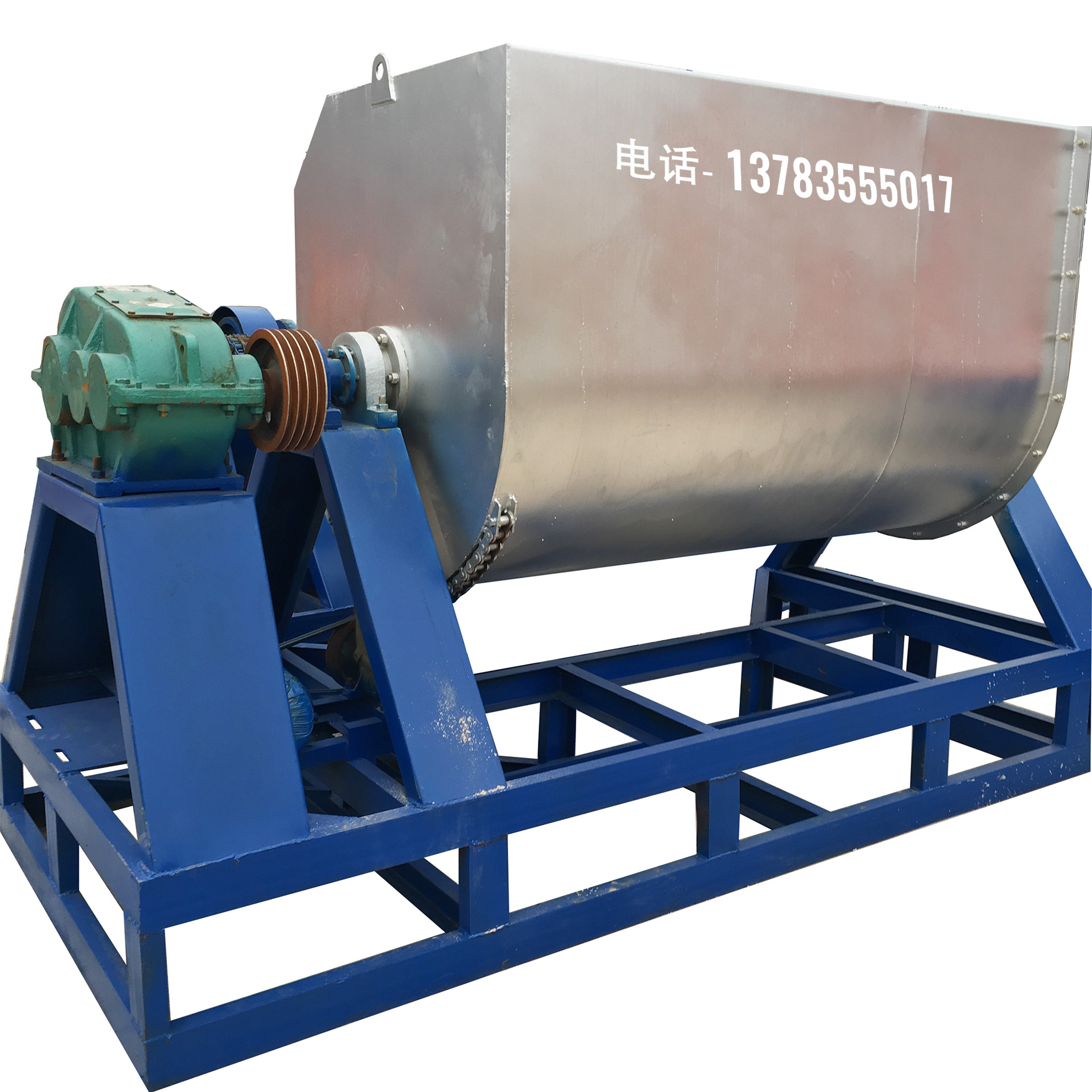 供应不锈钢真石漆搅拌机 卧式白灰膏混合搅拌机 硅藻泥搅拌机