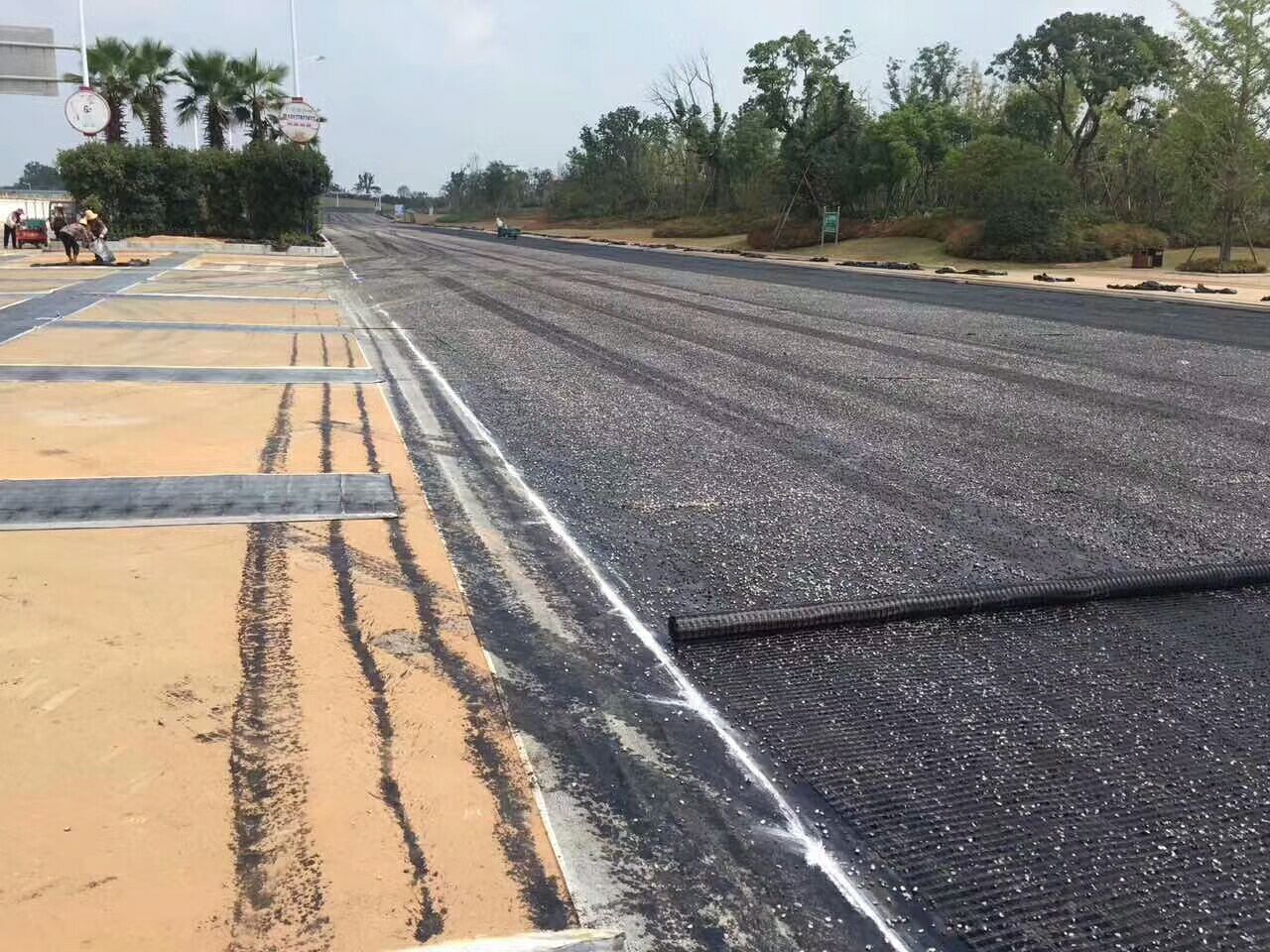 玻璃纤维土工格栅 厂家直销 沥青路面 玻纤格栅 玻璃土工格栅