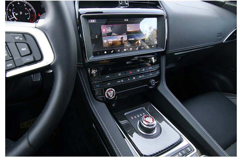 专用捷豹档位贴xfl f-pace内饰改装装饰贴片排档贴中控换挡旋钮贴