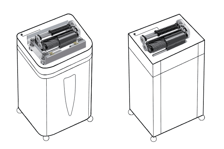 科密c-838t碎纸机60分钟办公家用静音电动大功率商用大量碎纸粒状