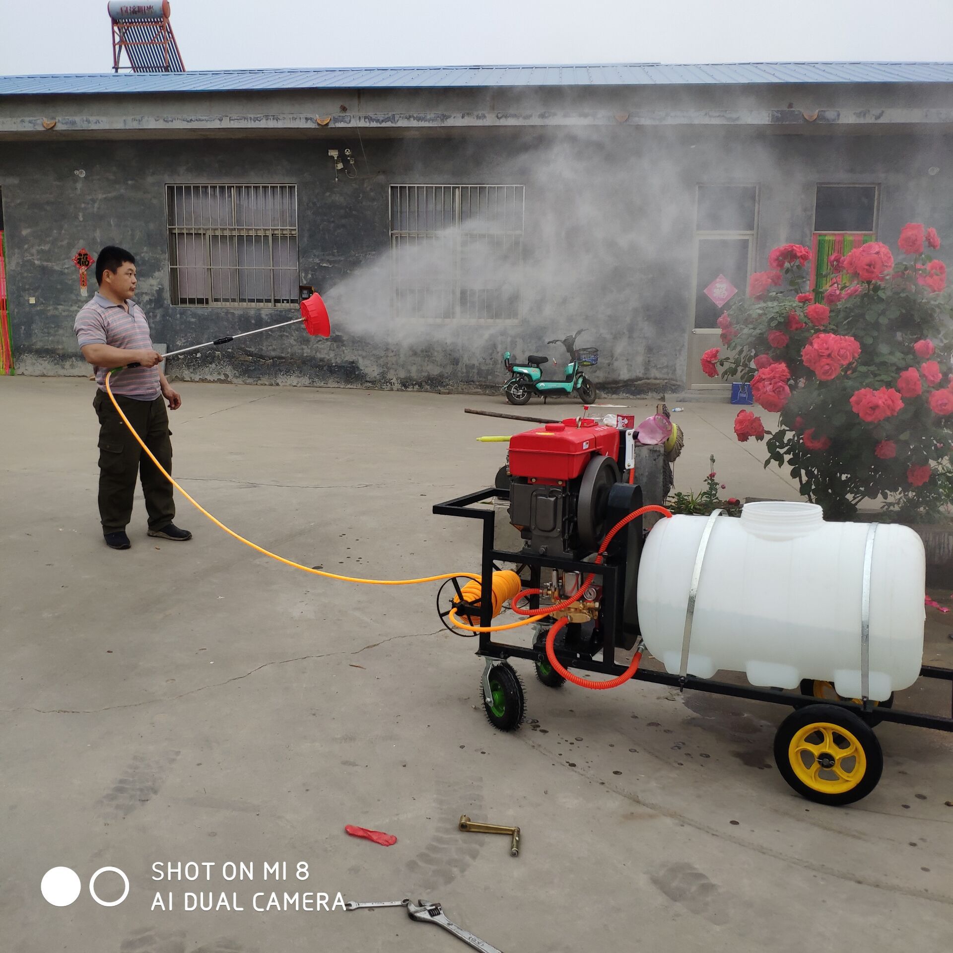 高压汽油拉管喷雾器 大容量射程远打药机 农作物防虫喷雾机