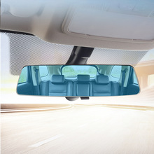 新品防眩目蓝镜车内无边框大视野后视镜高清曲面2.5D全面屏倒车镜