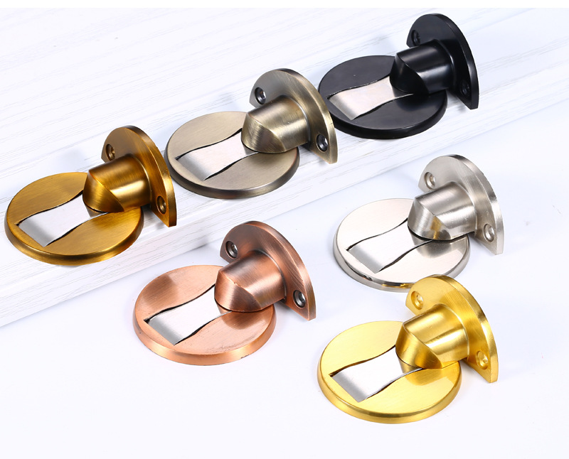 地吸 隐形免打孔定位卧室静音防撞挡顶碰板门碰地板吸 防踢木门吸