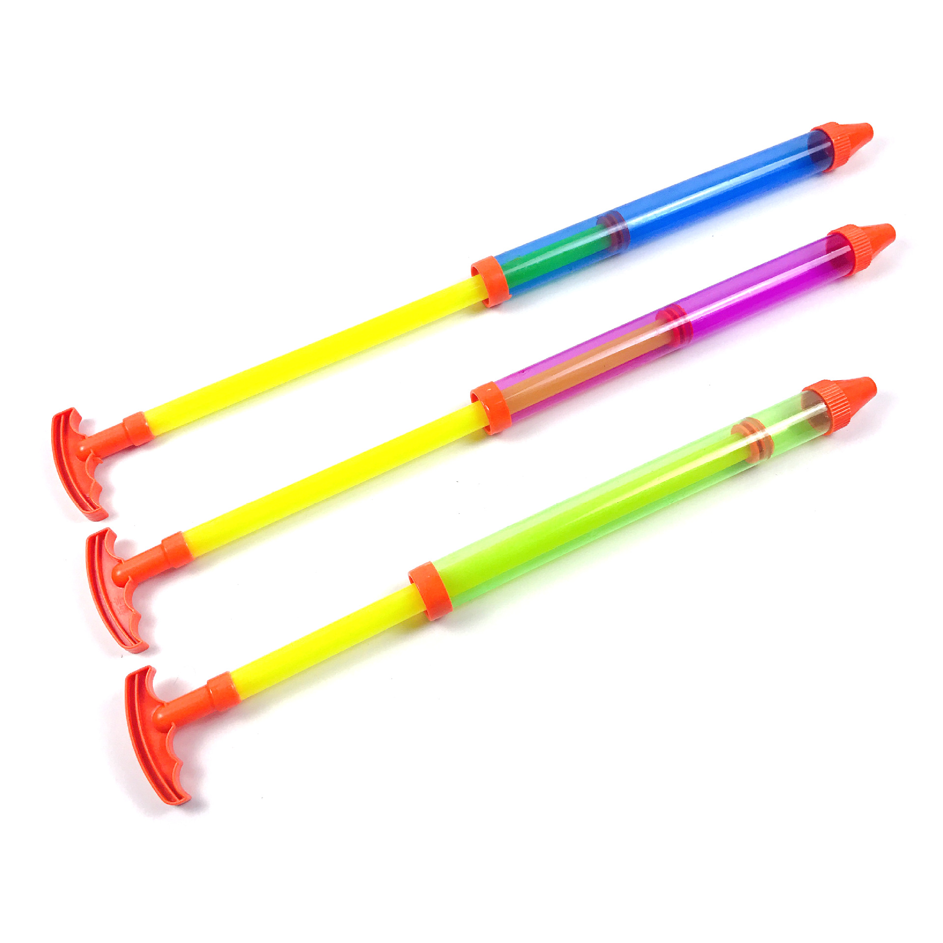 新款彩色水枪夏季儿童沙滩戏水玩具单管漂流水枪热销旅游景点