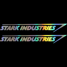 史塔克Stark Industries车身贴纸汽车反光贴纸摩托车贴后视镜贴