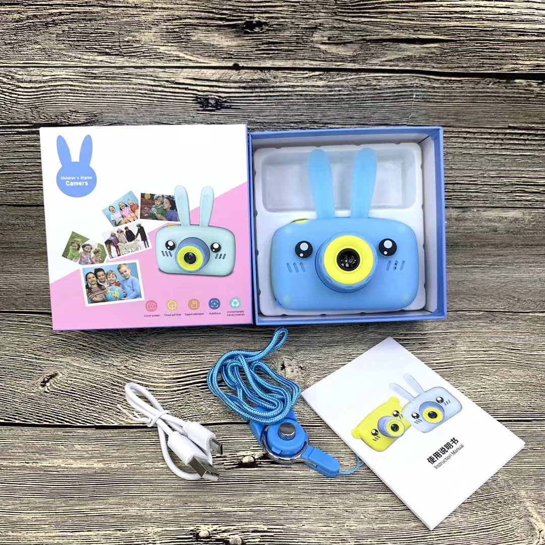 Cute Baby Cartoon New X9 HD Children's Camera Cross-Border Gifts with Cartoon Protective Case Mini Camera