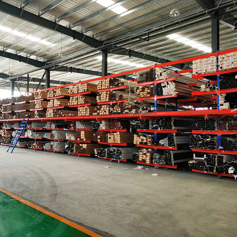 工厂直销悬臂式铝型材 悬臂货架 重型管材型材铝材板材货架