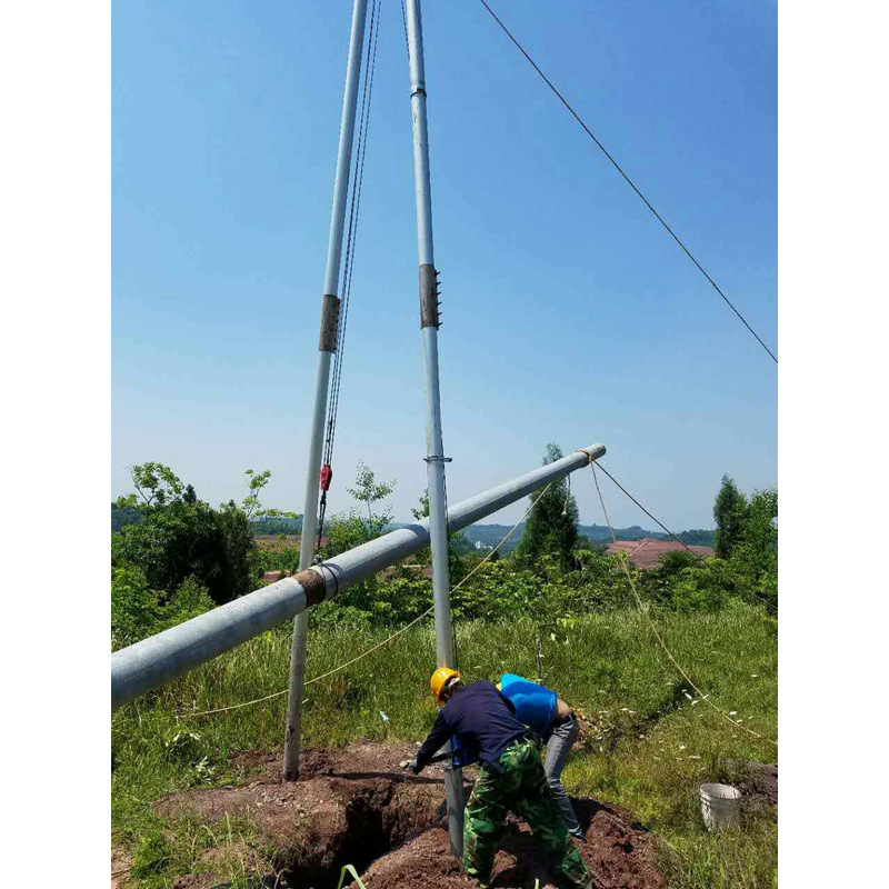 铝合金管式人字抱杆 铝合金管式人字拔杆铝合金 人字抱杆