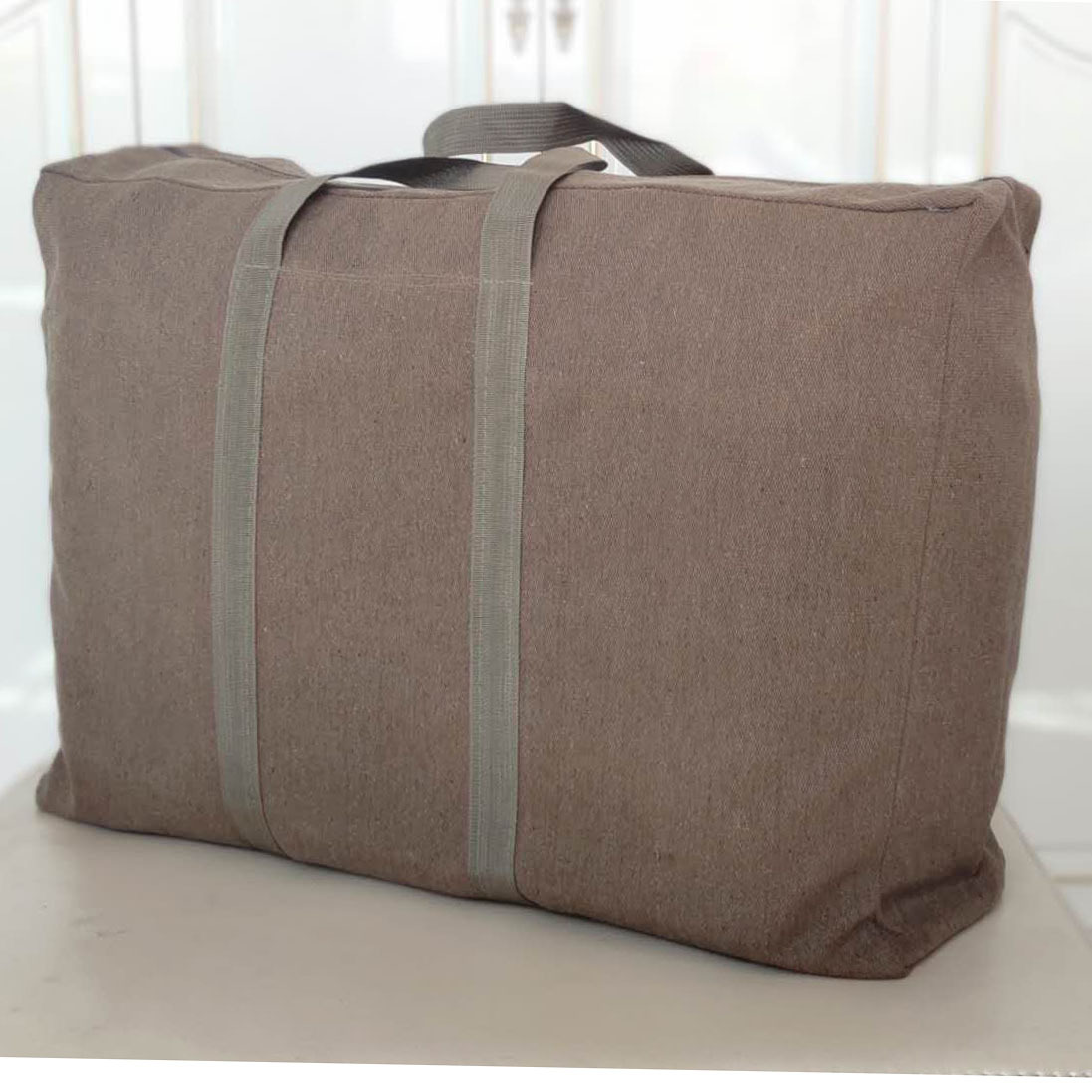 搬家袋子特大加厚防水棉被收纳袋大容量帆布行李袋手提编织袋批发