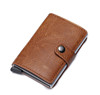 goods in stock RFID Aluminum alloy Wallet automatic Pop Card package Metal wallet Theft prevention Shield Bank card box