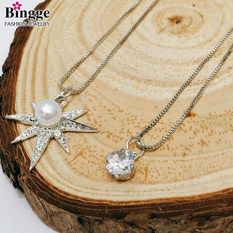 项链简约气质女款厂家直销_bingge(宾格饰品)_义乌国际商贸城一区