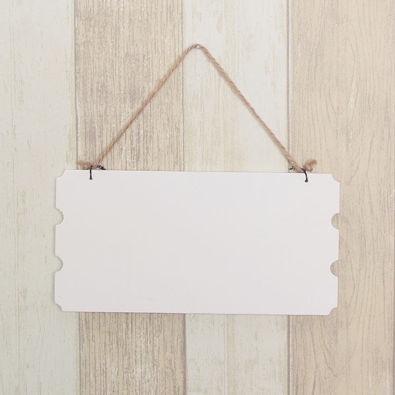 diy实木自写挂牌订制定做小牌子白色手工木牌手写空白板店铺菜牌